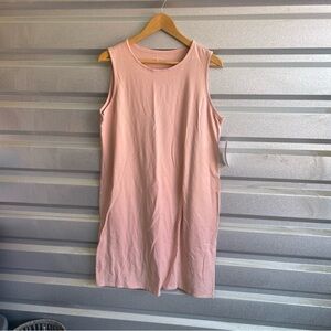 Eileen Fisher nwt pink sleeveless organic cotton dress